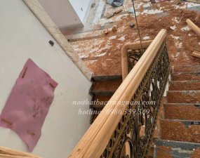 Thi công cầu thang gỗ uy tín chất lượng