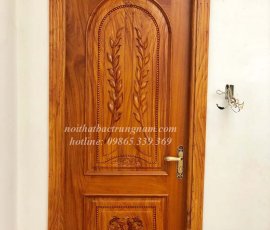 Mẫu cửa phòng tân cổ điển gỗ gõ đỏ CP20GD