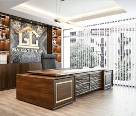 nội thất phòng làm việc hiện đại, sang trọng