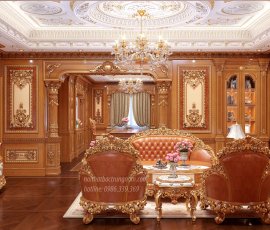 Nội thất thiết kế phòng ngủ master cổ điển hoàng gia
