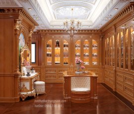 Nội thất thiết kế phòng ngủ master cổ điển hoàng gia