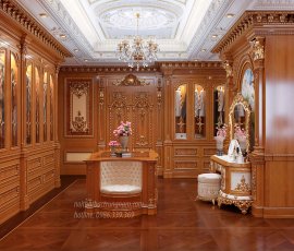 Nội thất thiết kế phòng ngủ master cổ điển hoàng gia