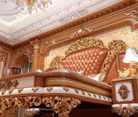 Nội thất thiết kế phòng ngủ master cổ điển hoàng gia