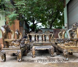 salon phong khach go mun soc