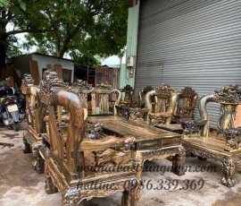 salon phong khach go mun soc