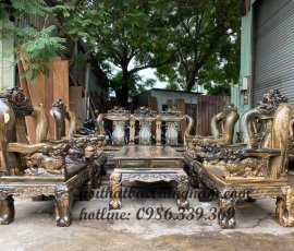 salon phong khach go mun soc