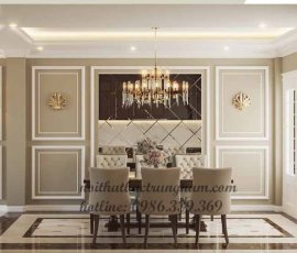 Nội thất thiết kế phòng ăn tân cổ điển PA04