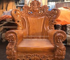 Bộ sofa hoàng gia gỗ gõ đỏ CP15GD
