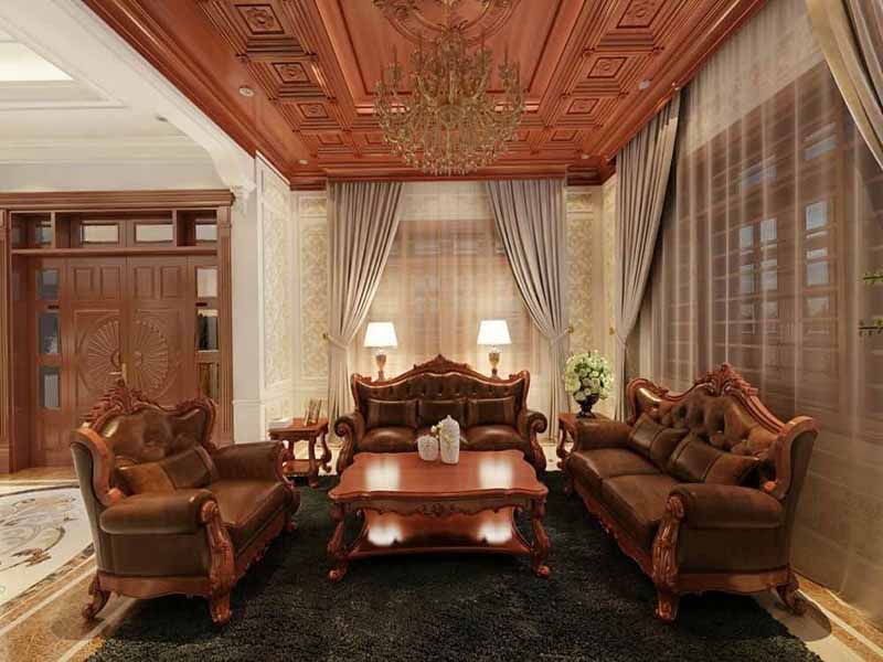 ứng dụng gỗ gõ đỏ trong nội thất