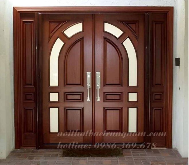 Bộ cửa tân cổ điển 2 cánh cao cấp CC29GD 
