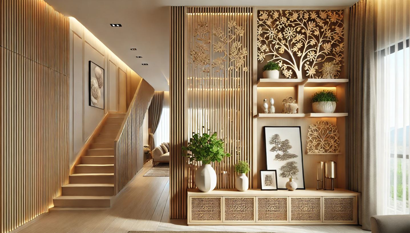 Lam cầu thang gỗ công nghiệp