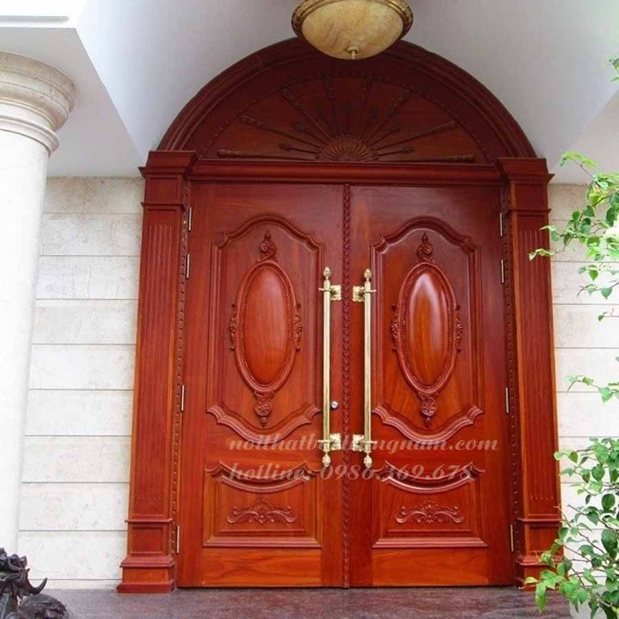 Bộ cửa tân cổ điển 2 cánh cao cấp CC26GD 