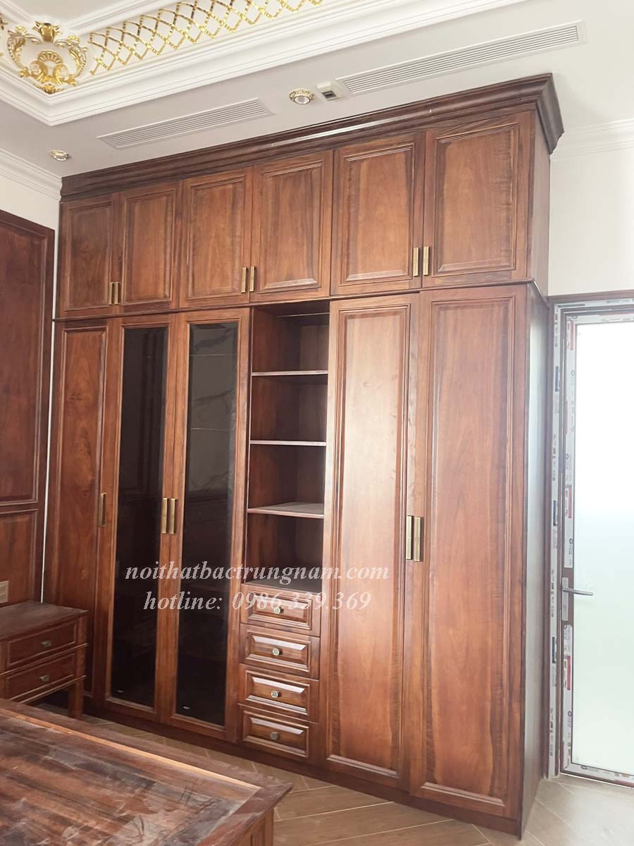 Mẫu phòng ngủ gỗ Lim bền bỉ chất lượng vượt thời gian