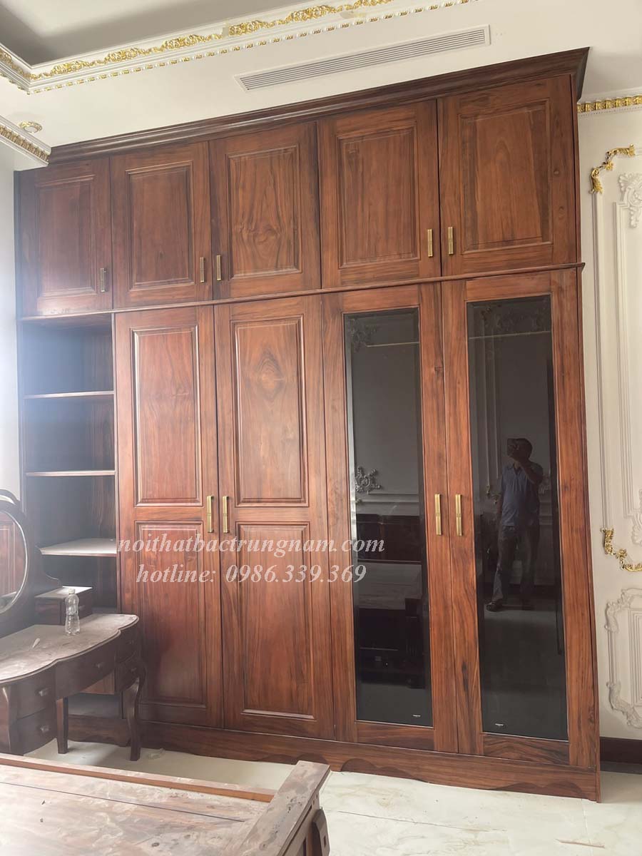 Mẫu phòng ngủ gỗ Lim bền bỉ chất lượng vượt thời gian