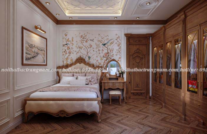 Phòng ngủ con gái phong cách tân cổ điển