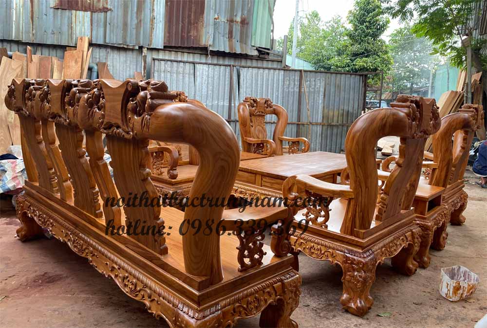 bo salon phong khach go go do