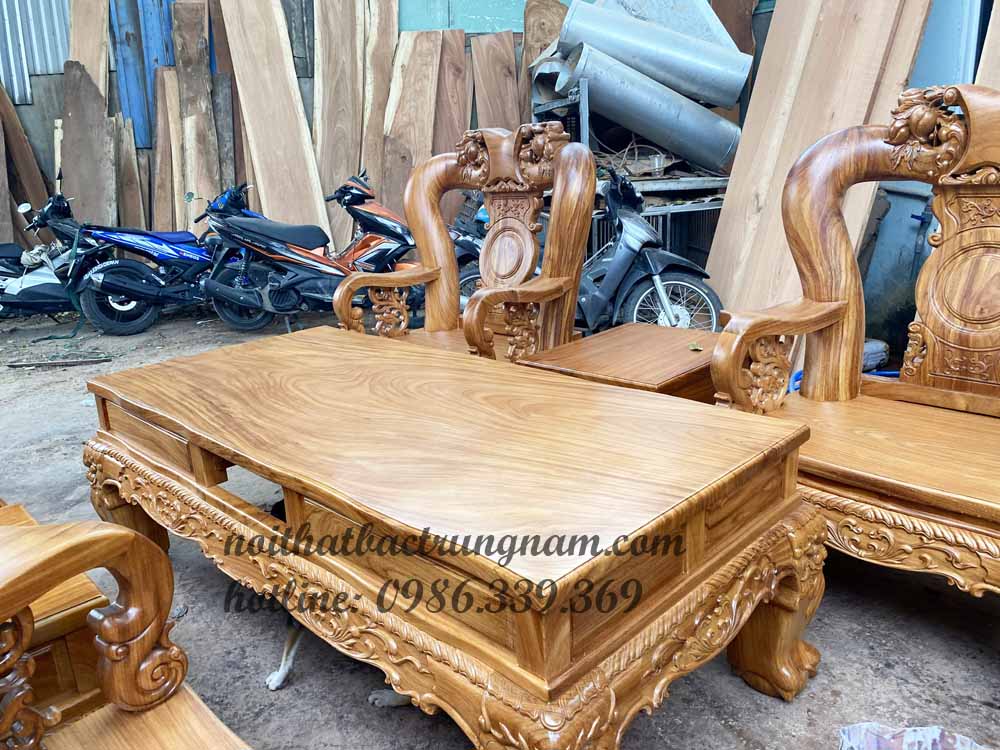 bo salon phong khach go go do