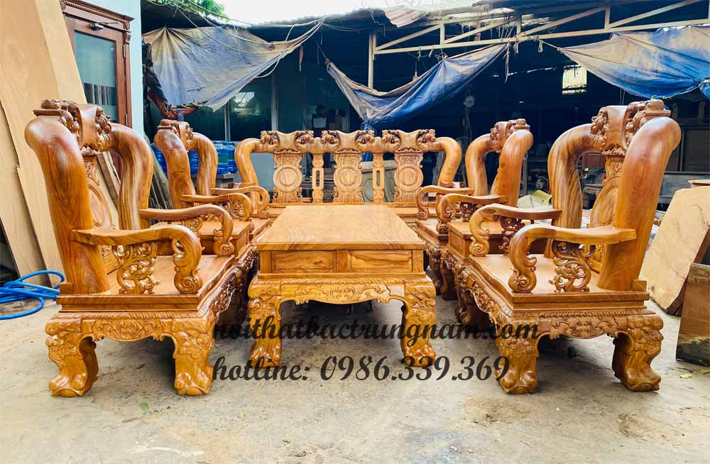 bo salon phong khach go go do