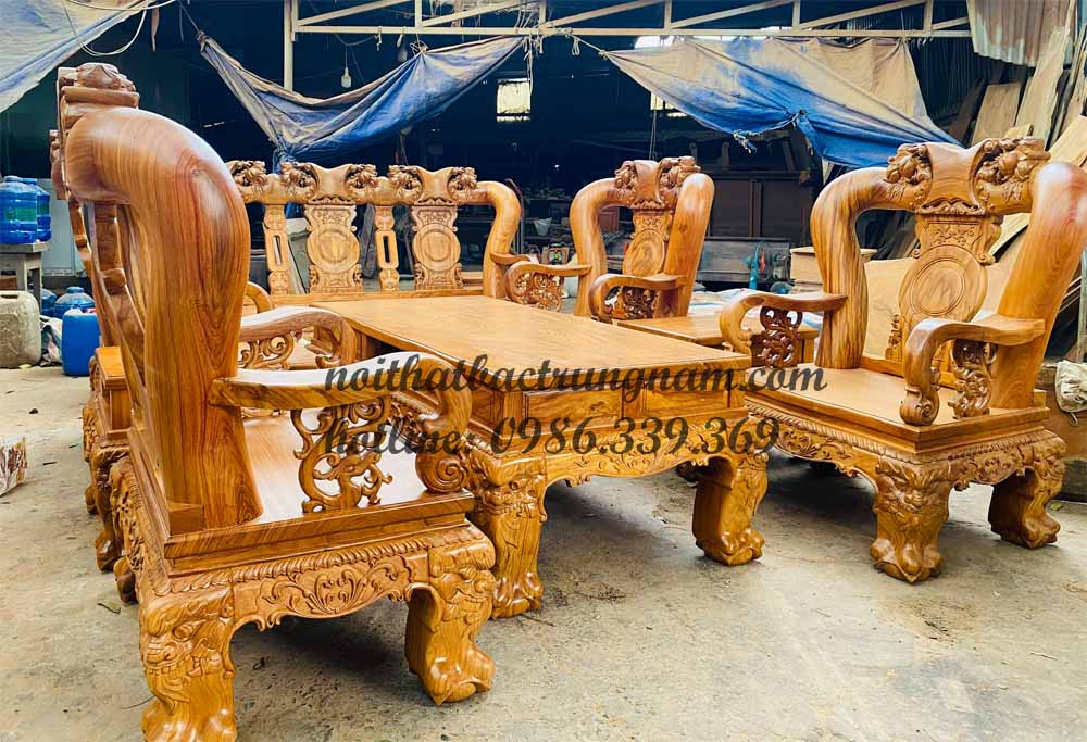 bo salon phong khach go go do