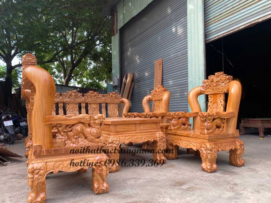 salon phong khach cham nghe tay 16 go go do