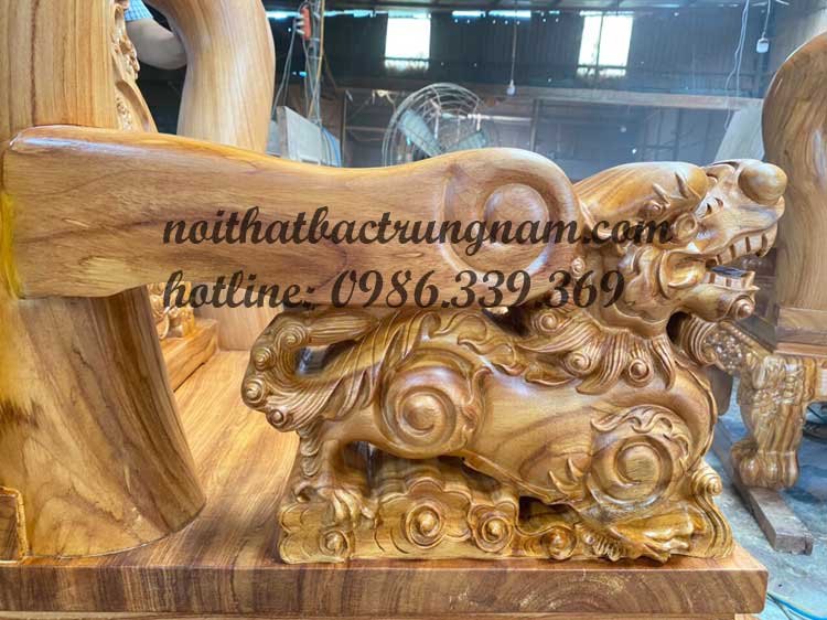bo salon phong khach go do cham nghe