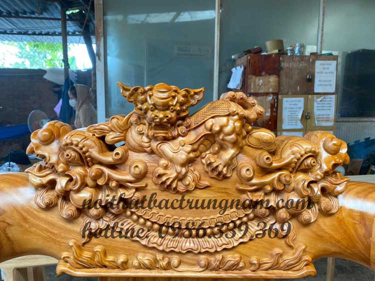 bo salon phong khach go do cham nghe