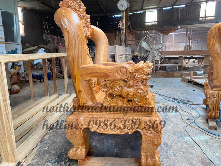 bo salon phong khach go do cham nghe