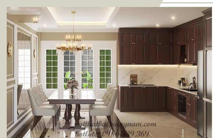 Nội thất Bắc Trung Nam thi công tủ bếp chất lượng