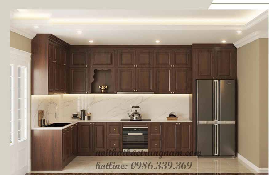 Tủ bếp góc L