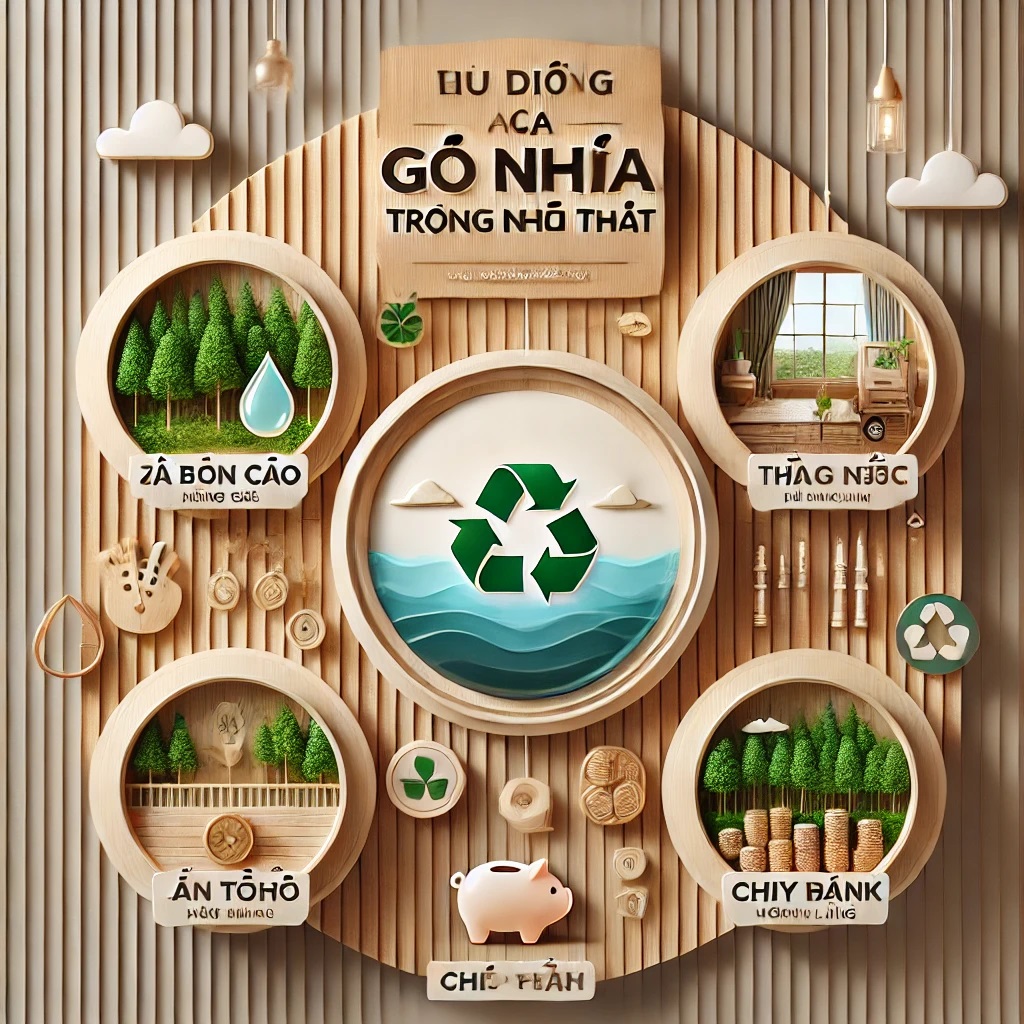 Gỗ nhựa có nhiều ưu điểm nổi bật