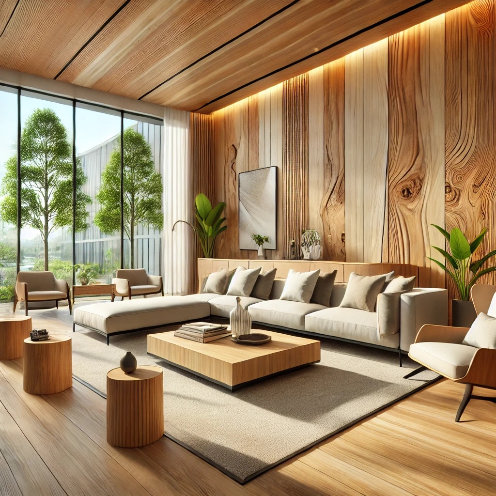 Gỗ nhựa là nguyên liệu mới trong thi công nội thất